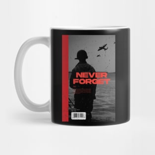 Never Forget World War II Mug